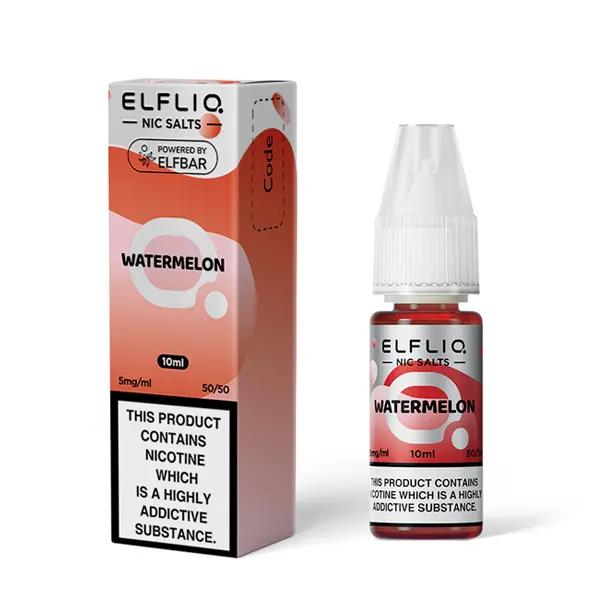 Product Image of Watermelon Nic Salt E-Liquid by Elf Bar Elfliq Salts 10ml